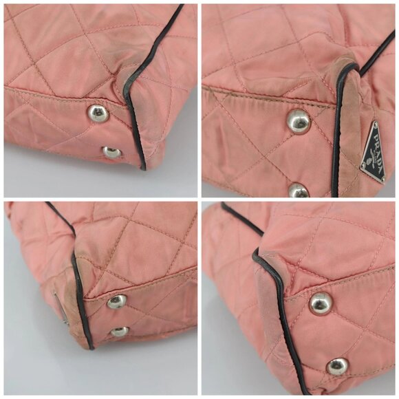 PRADA Shoulder Bag Nylon Pink Auth 107515 - Picture 14 of 16
